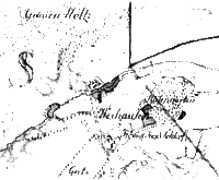 Ausschnitt aus der Kurhannoverschen Landesaufnahme von 1777